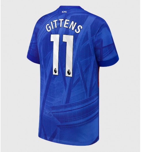 Moške Nogometnih dresov Chelsea Jamie Gittens #11 Domači 2025-26 Kratki rokavi Moške Nogometnih dresov Chelsea Jamie Gittens #11 Domači 2025-26 Kratki rokavi